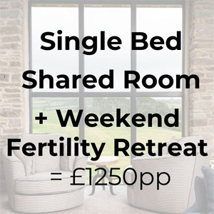 Wales endometriosis retreat singlebedsharedroom fert